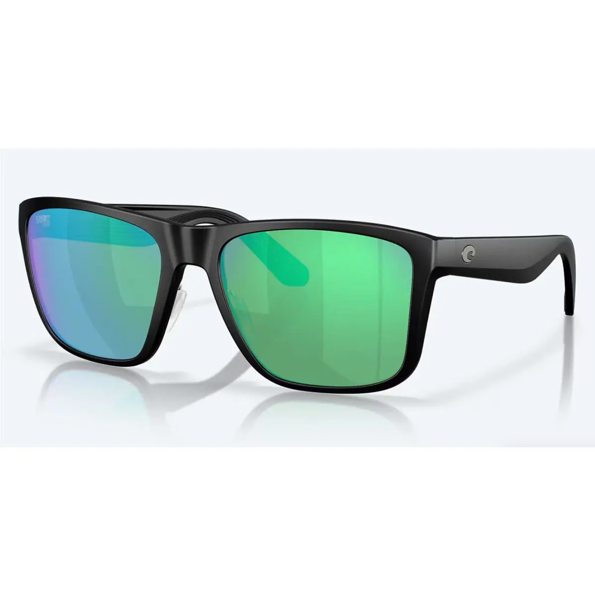 Costa Del Mar Los Alijos Matte Black / Green Mirror Polarized Glass 580G