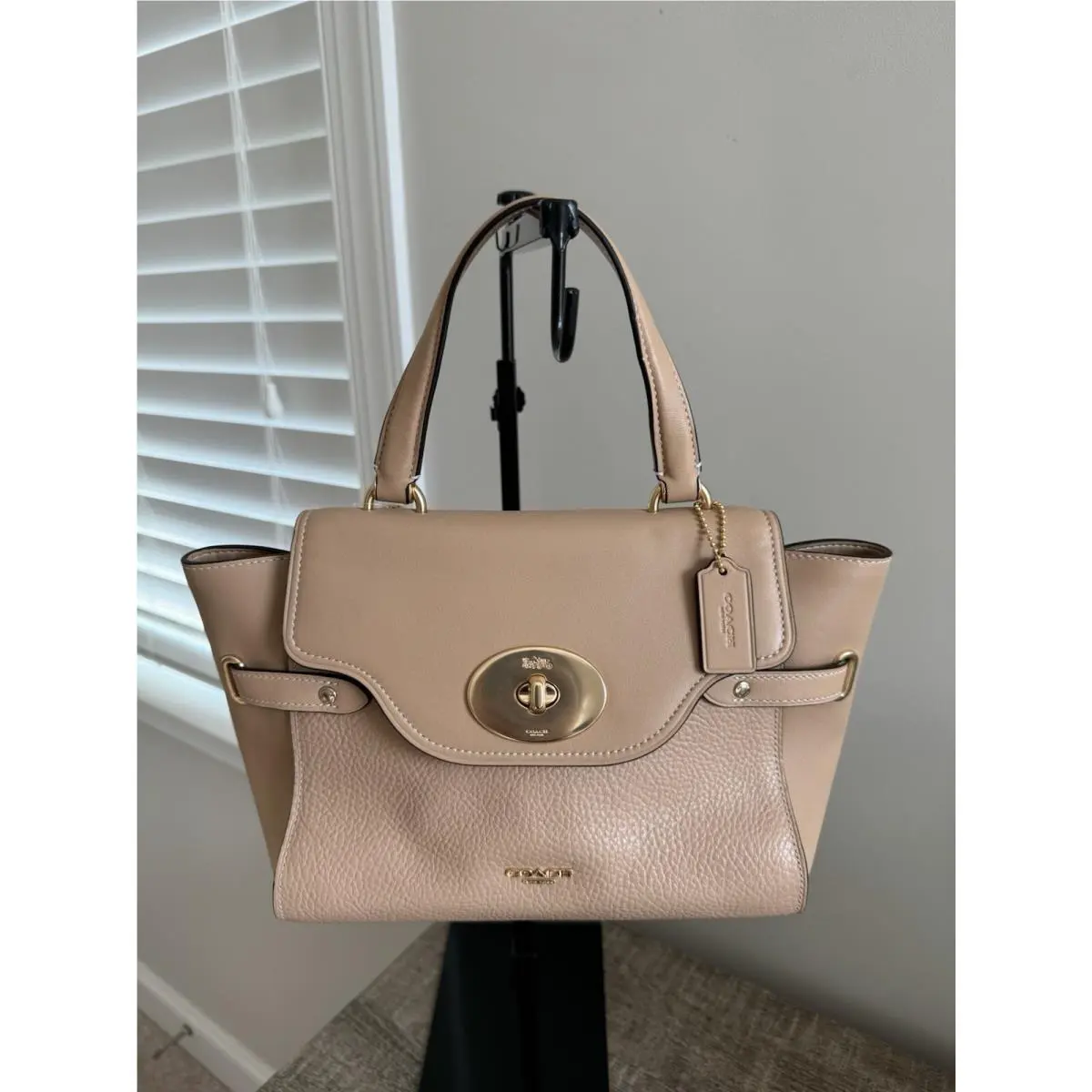 Coach Blake Flap Carryall/satchel F32106 Beechwood