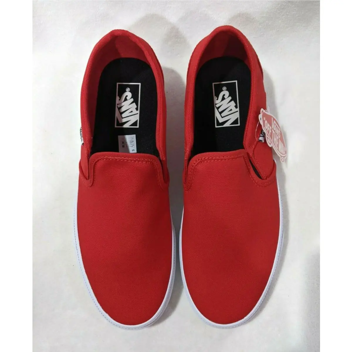Vans shoes - VANS Asher - Asher - VN0A45JM53L - Red/White 0