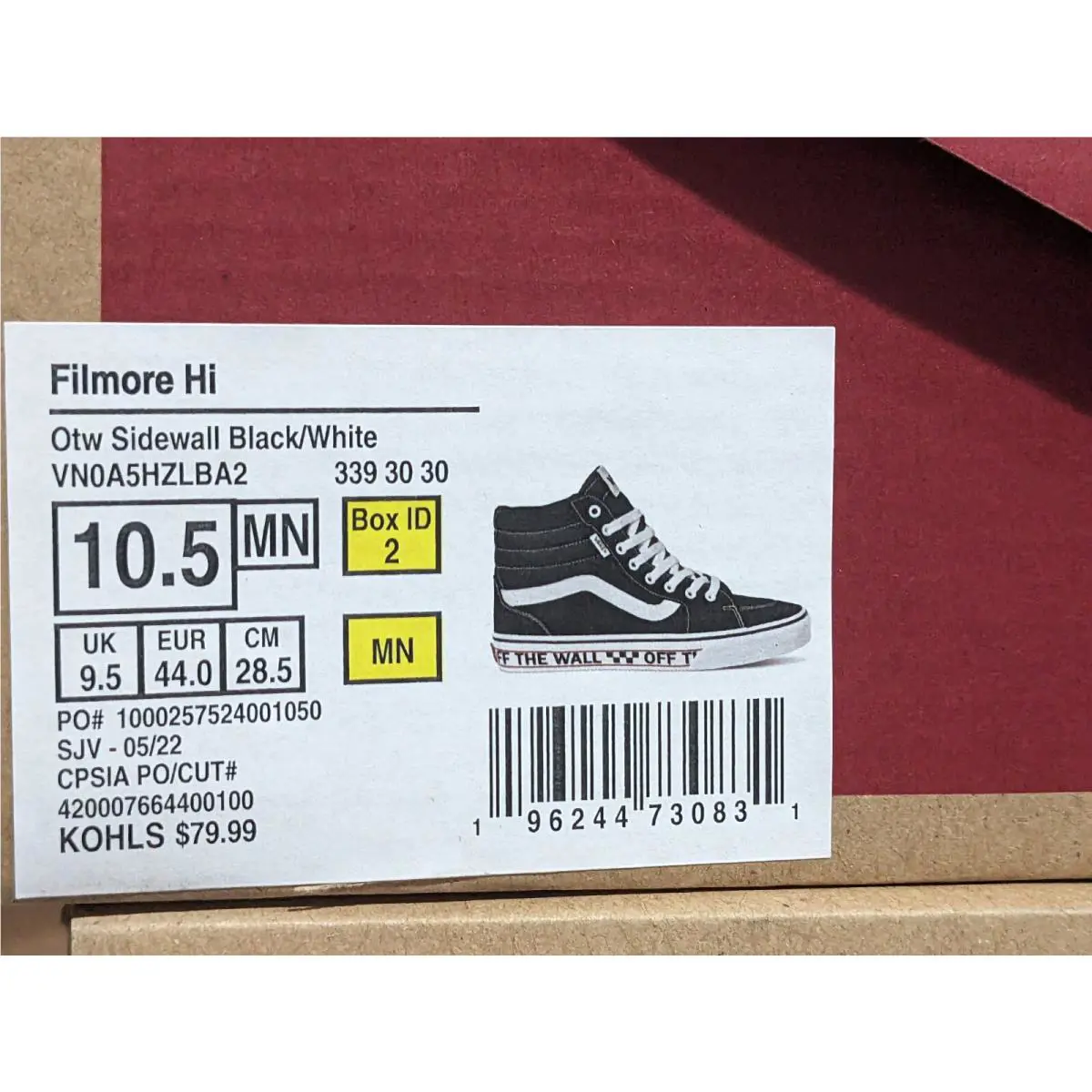 Vans shoes - VANS Filmore Hi - Filmore - VN0A5HZLBA2 - Black 6
