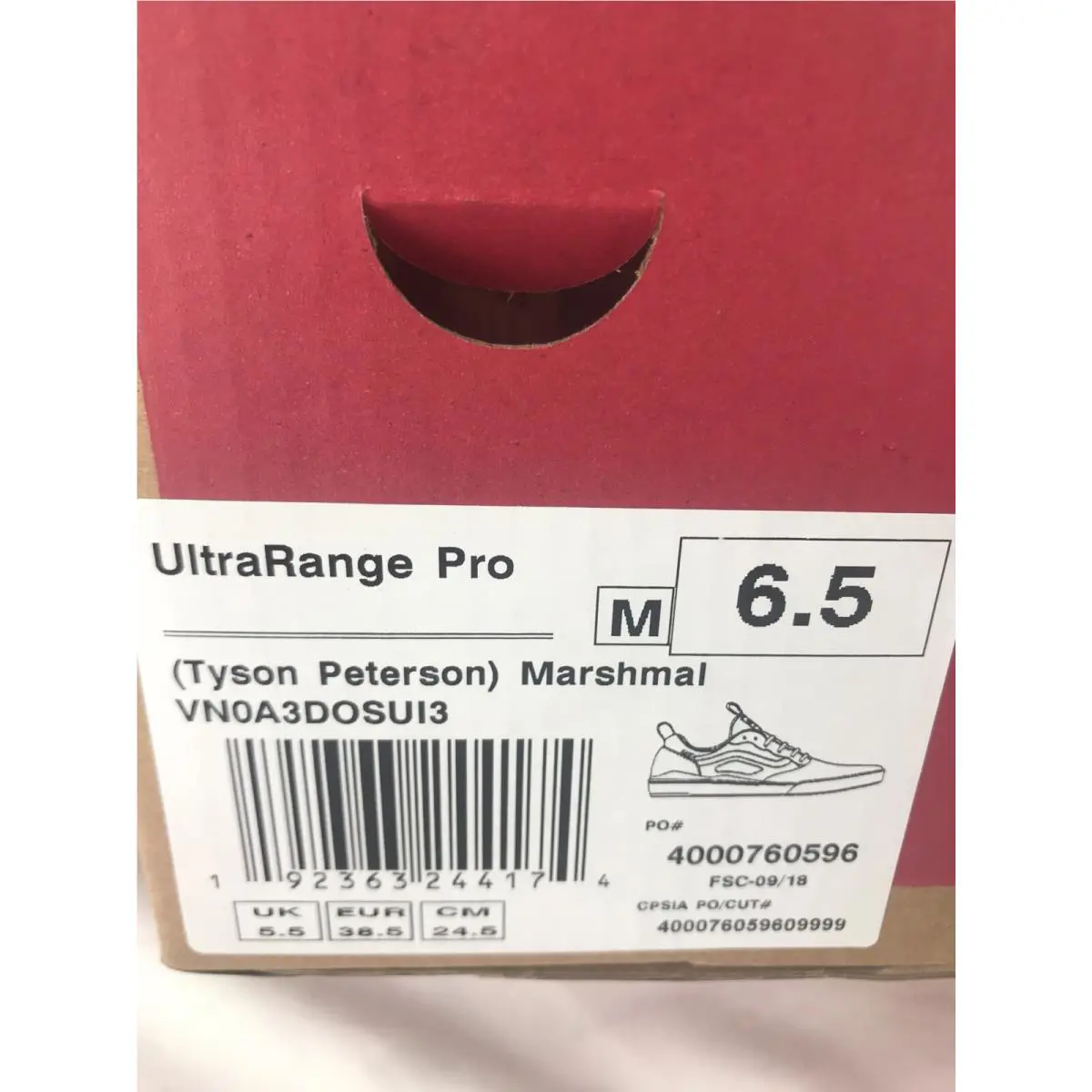 Vans shoes - VANS UltraRange Pro - UltraRange Pro - VN0A3DOSUI3 - Cream / Black / Marshmallow (UPC: 0192363244174) 5