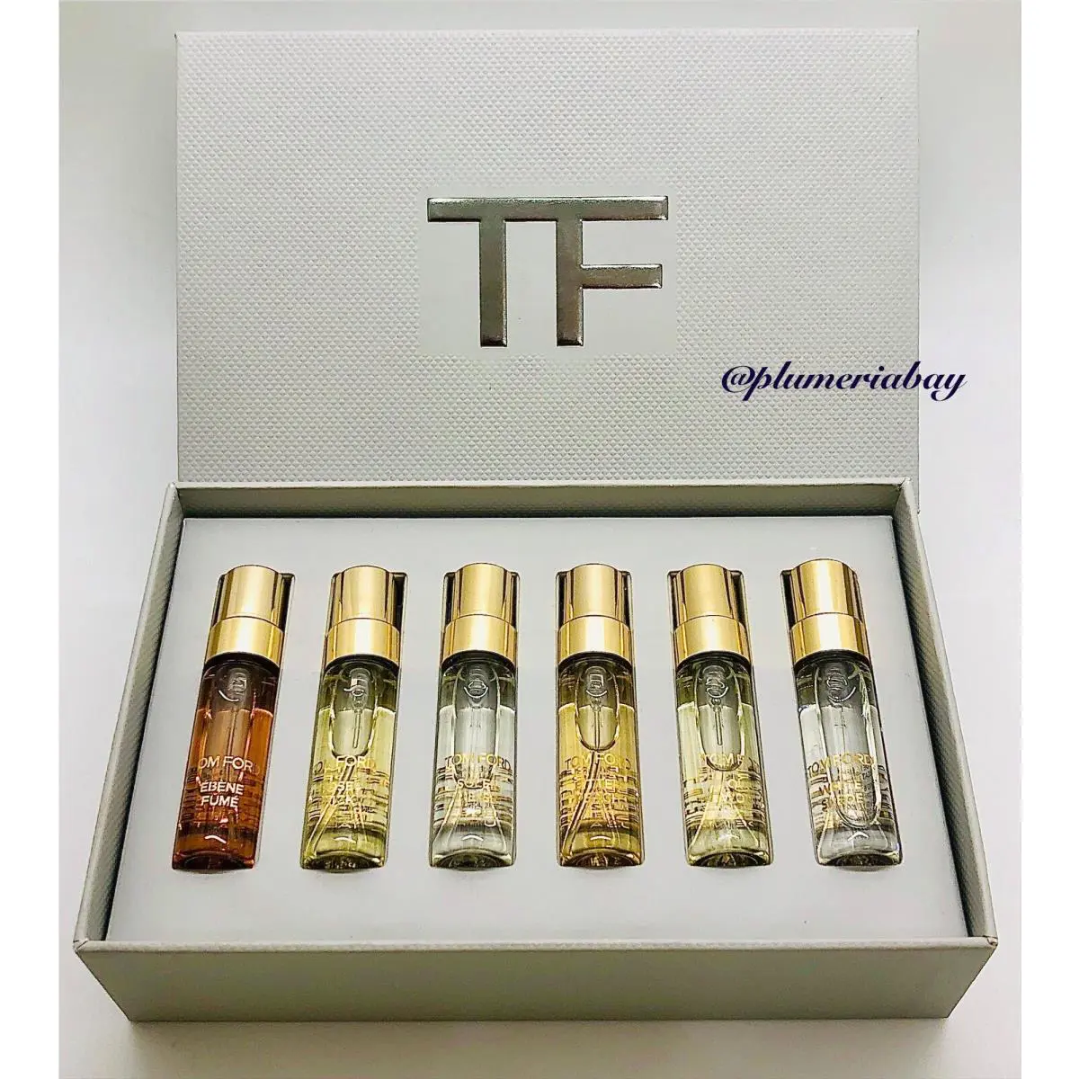 Tom Ford Private Blend Discovery Set Ebene Fume+rose Prick+bitter Peach 6x 3mL