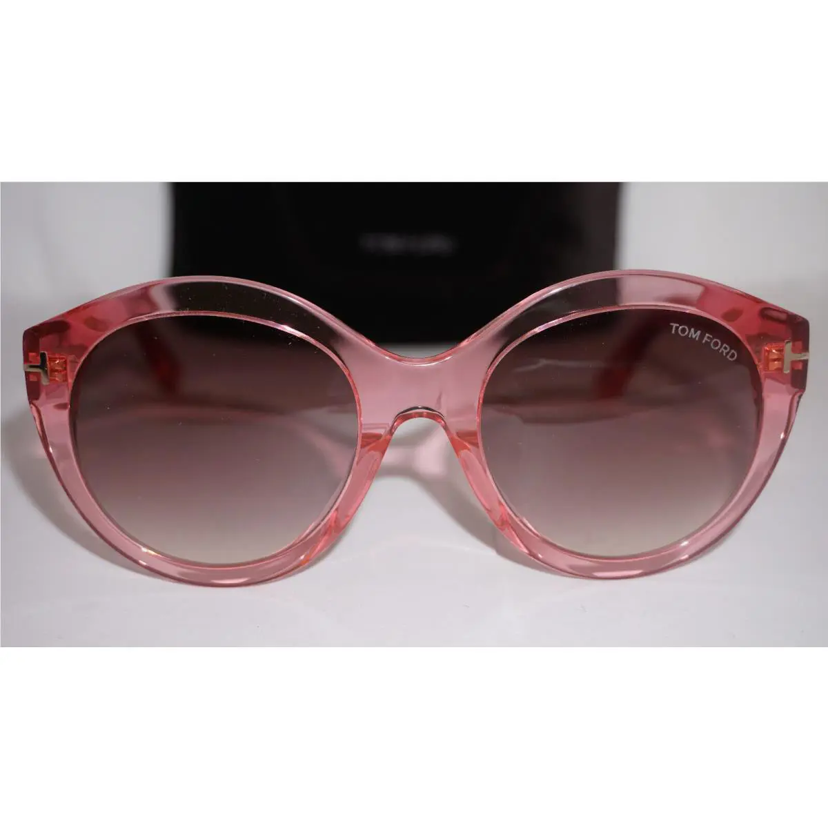 Tom Ford Sunglasses Rosanna Pink Transparent Pink TF661 72F 54 21 140