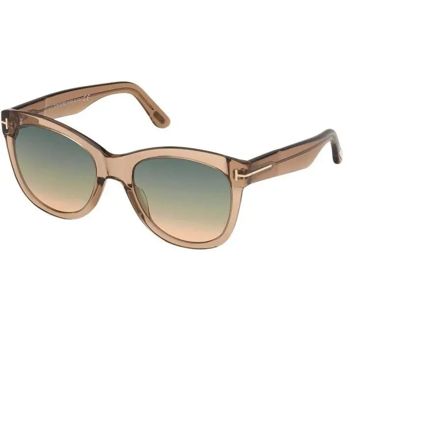 Tom Ford Wallace FT0870 45P Shiny Light Brown Crystal/green 54 mm TF 870