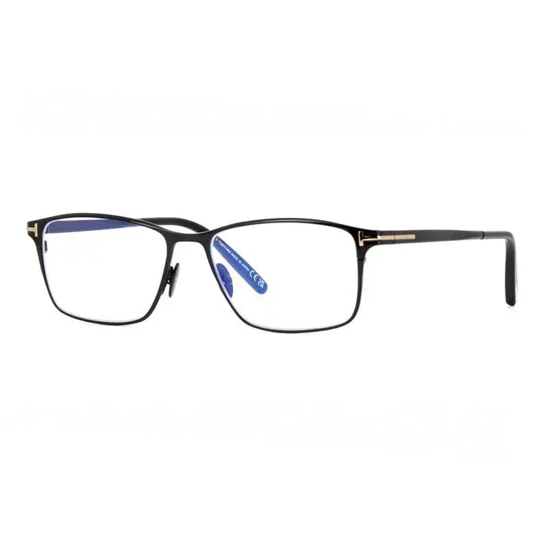 Tom Ford FT5935-B 001 Shiny Black 54mm Eyeglasses
