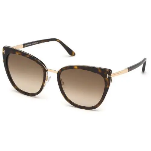 Tom Ford Simona FT 0717 52F Dark Havana/light Brown Shaded 57MM - Frame: HAVANA