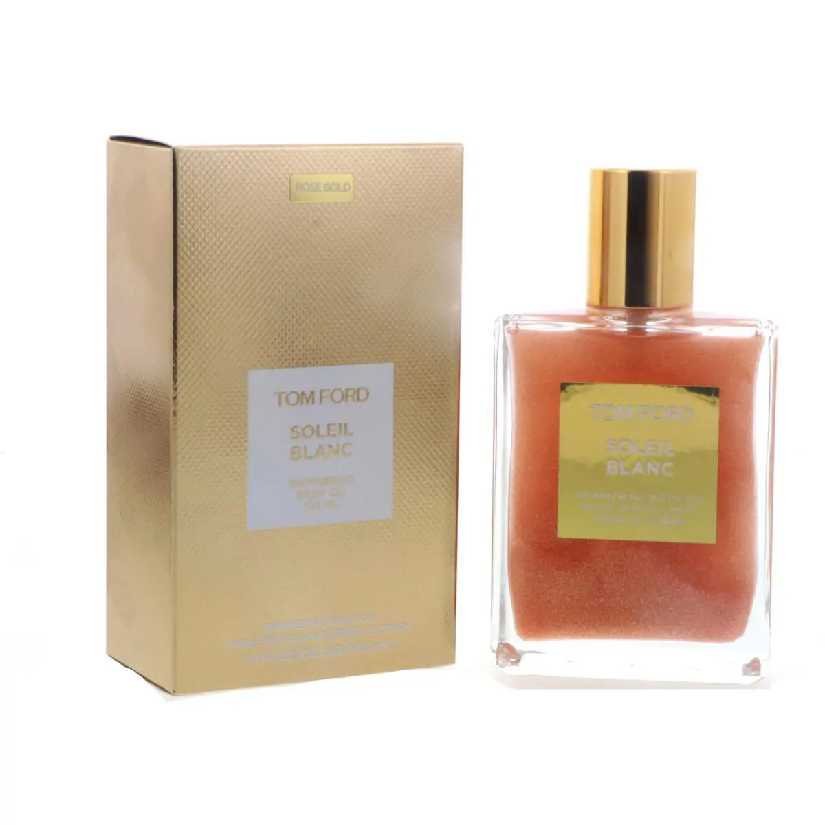 Tom Ford Soleil Blanc Shimmering Body Oil Rose Gold 3.4 oz - Gold