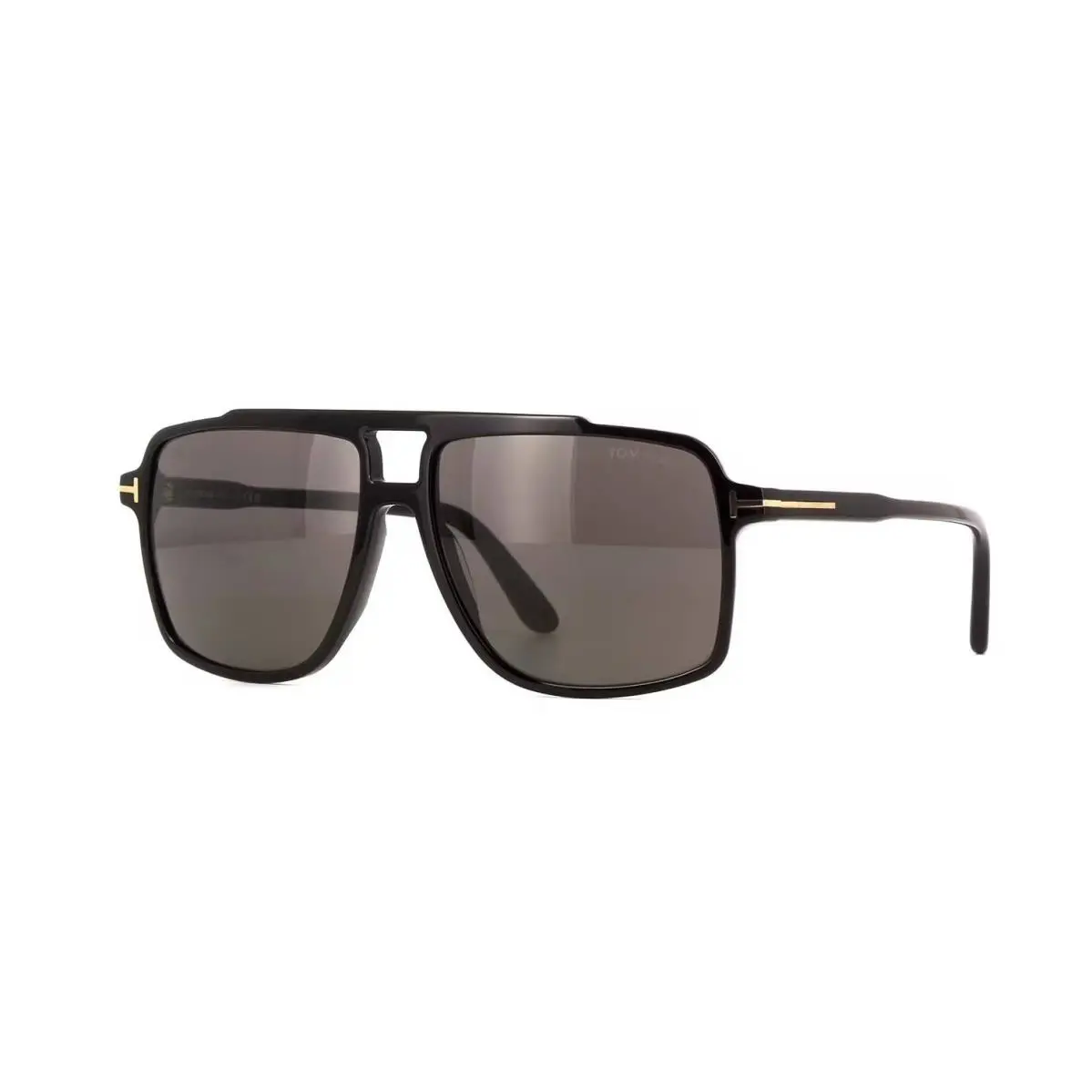 Tom Ford Kemp FT1177 Shiny Black/grey 01A Sunglasses - Frame: Shiny Black, Lens: Grey