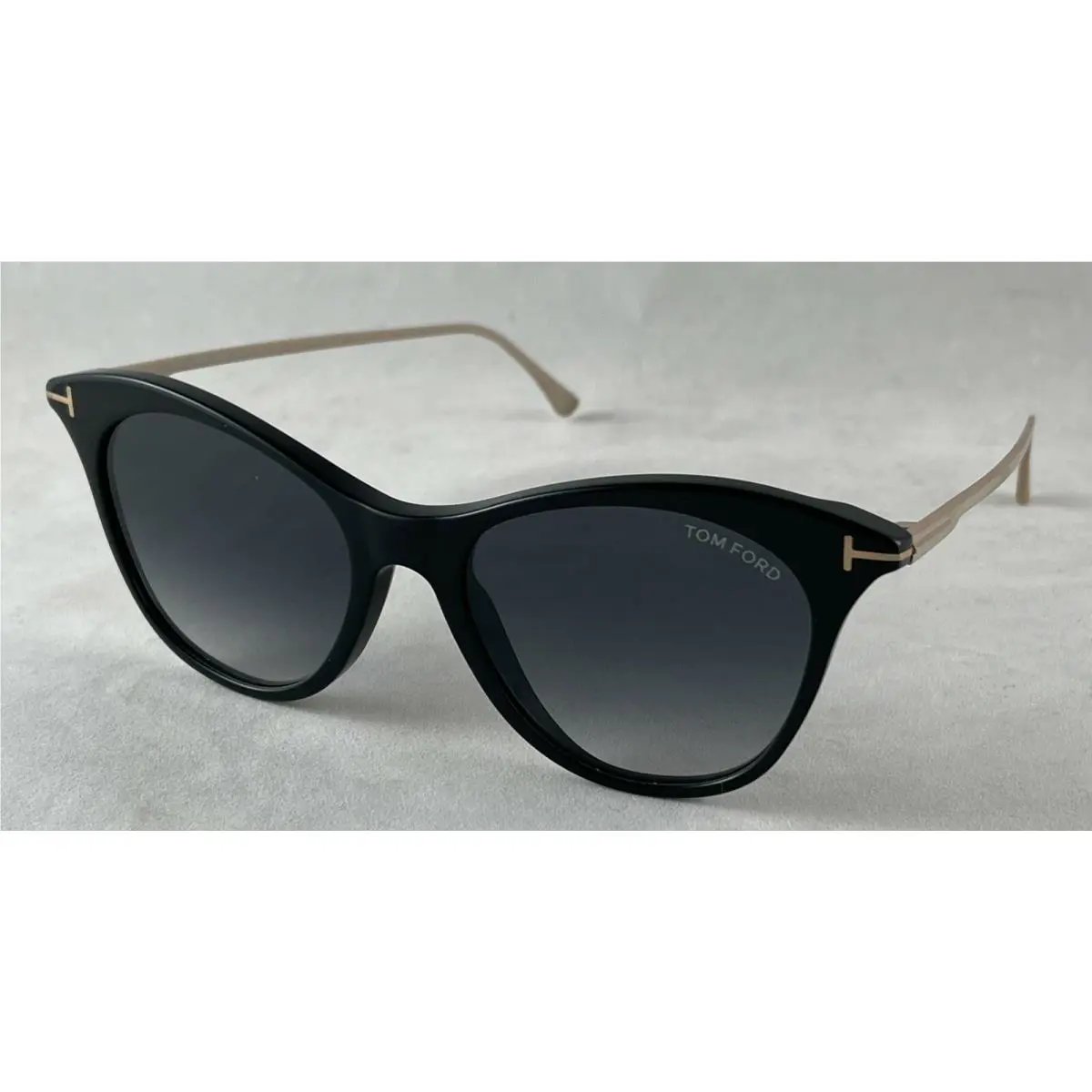 Tom Ford Micaela TF662 TF 662 01B Black/gold Sunglasses 53-17-145