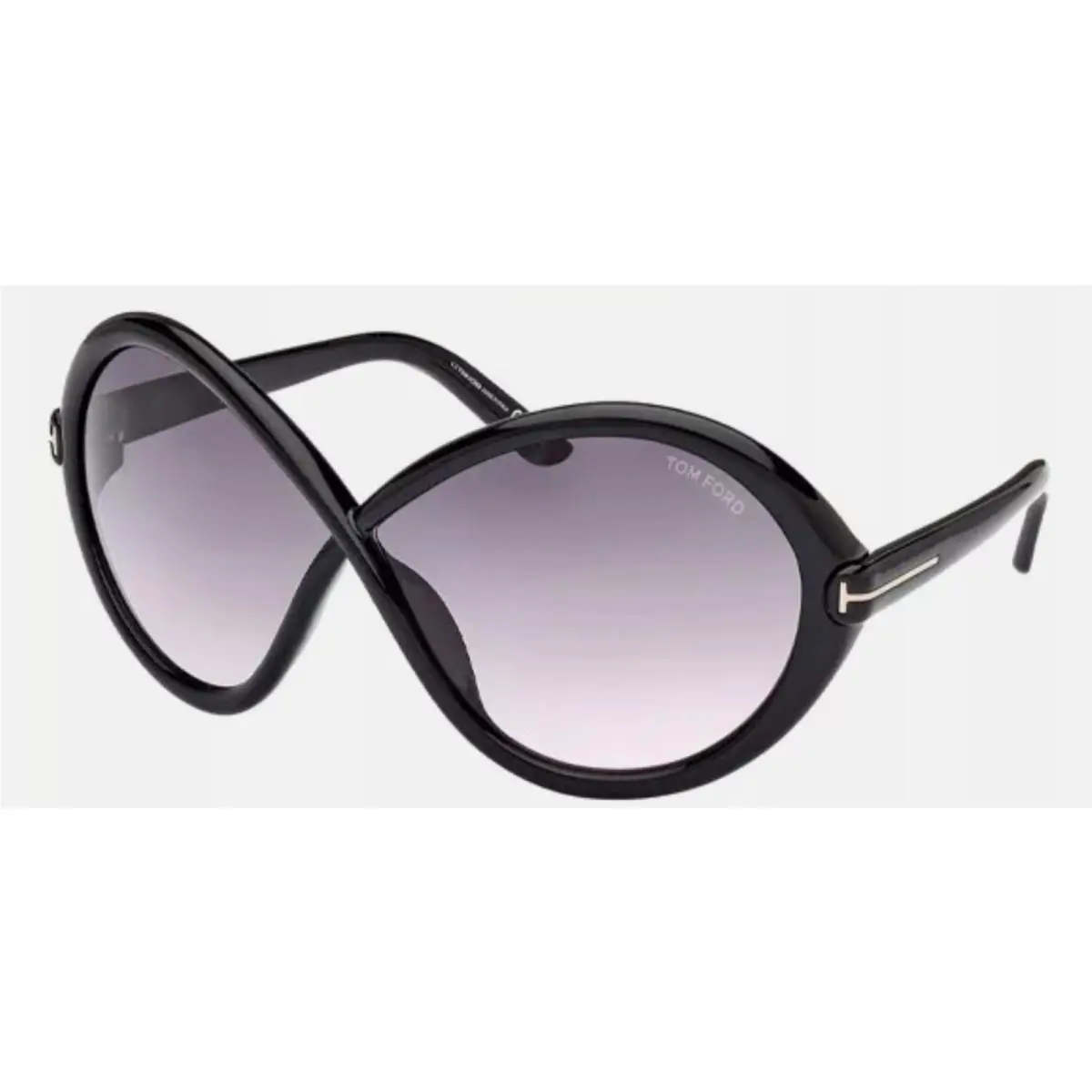 Tom Ford Sunglasses Jada TF 1070 01B 68-5 125 Black Frames Grey Fade Lenses