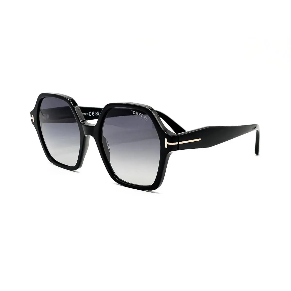 Tom Ford TF1032 Eco Sunglasses 01D Black /gray Gradient Polarized 56