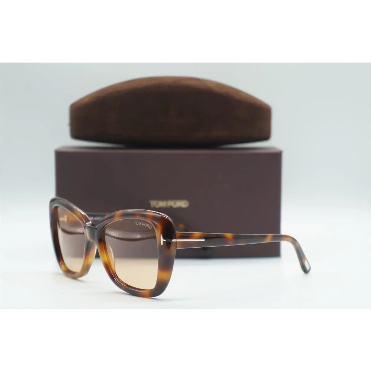 Tom Ford TF 1008 53E Shiny Havana Sunglasses Frames 55-17