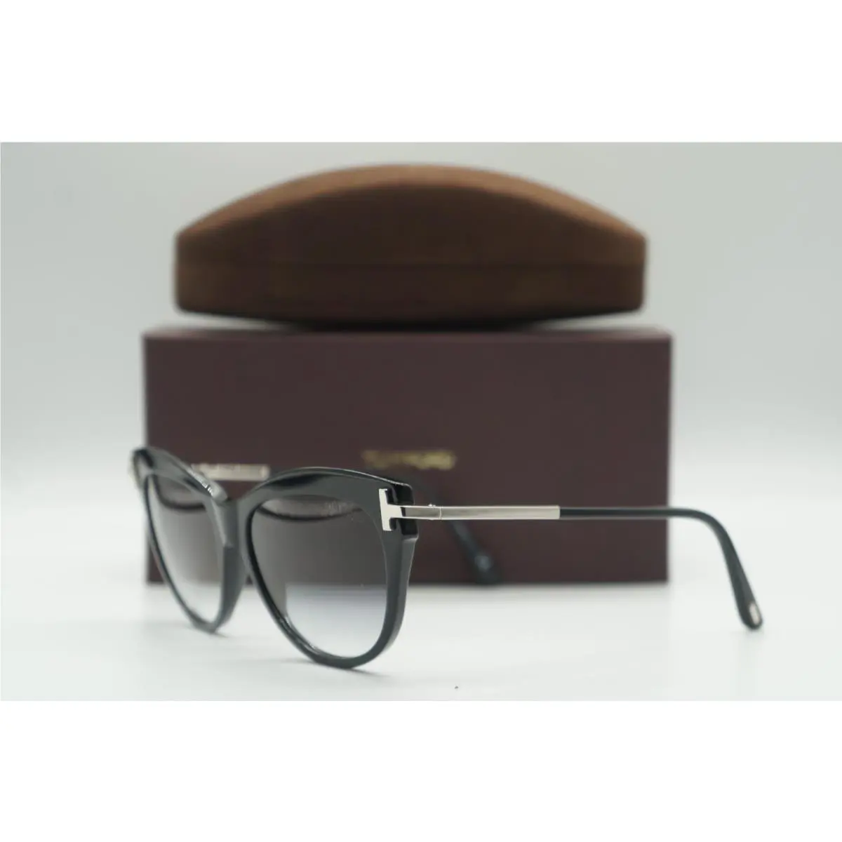Tom Ford TF 821 01B Kira Black Grad Smoke Sunglasses Frames 56-16