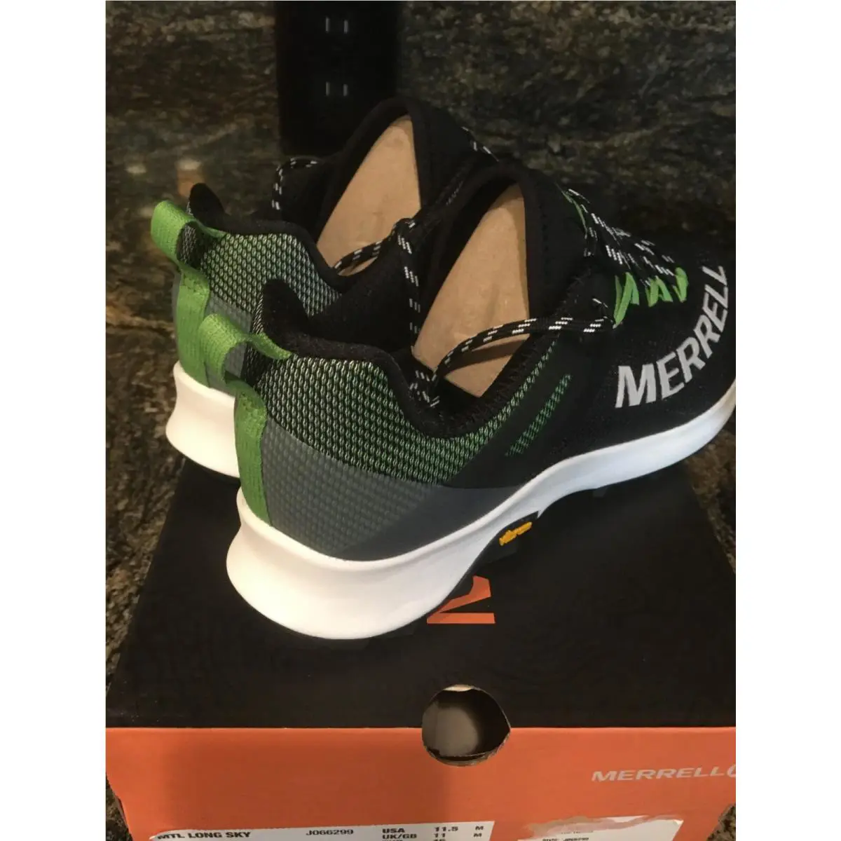 Merrell shoes - Black/Limne 1