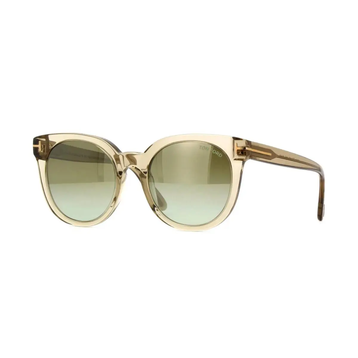 Tom Ford Moira FT 1109 Transparent Brown/brown Shaded 45G Sunglasses - Frame: Transparent Brown, Lens: Brown Shaded