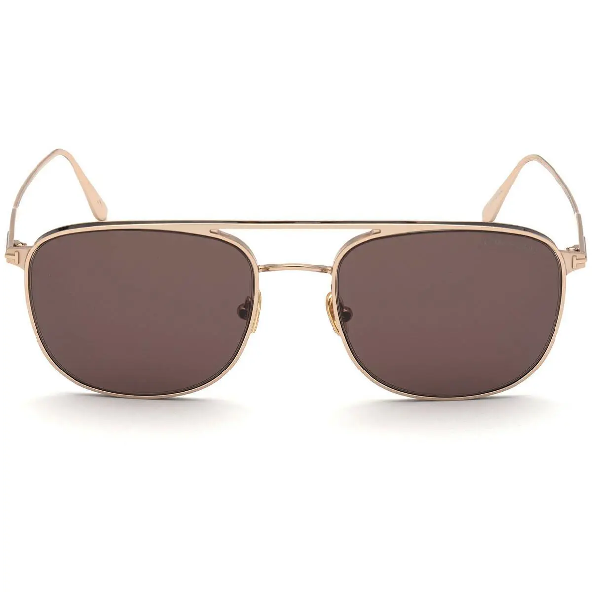 Tom Ford Sunglasses FT0827 Jake 28E Brown Gold Man TF827 56 MM - Frame: Gold