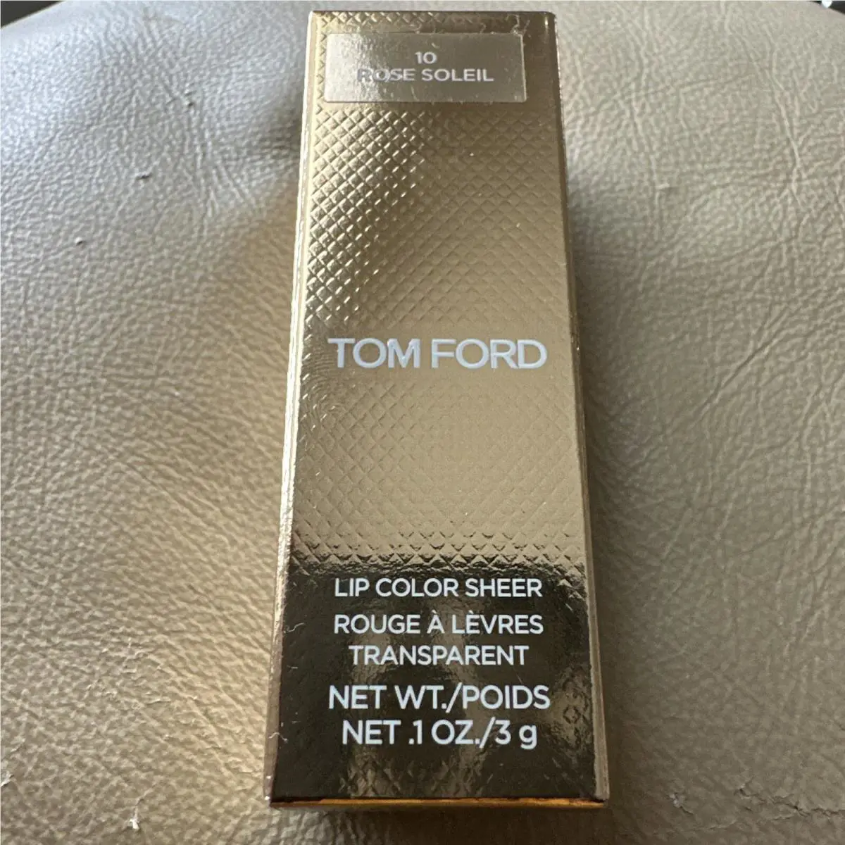 Tom Ford 10 Rose Soleil Lipstick Lip Color Sheer