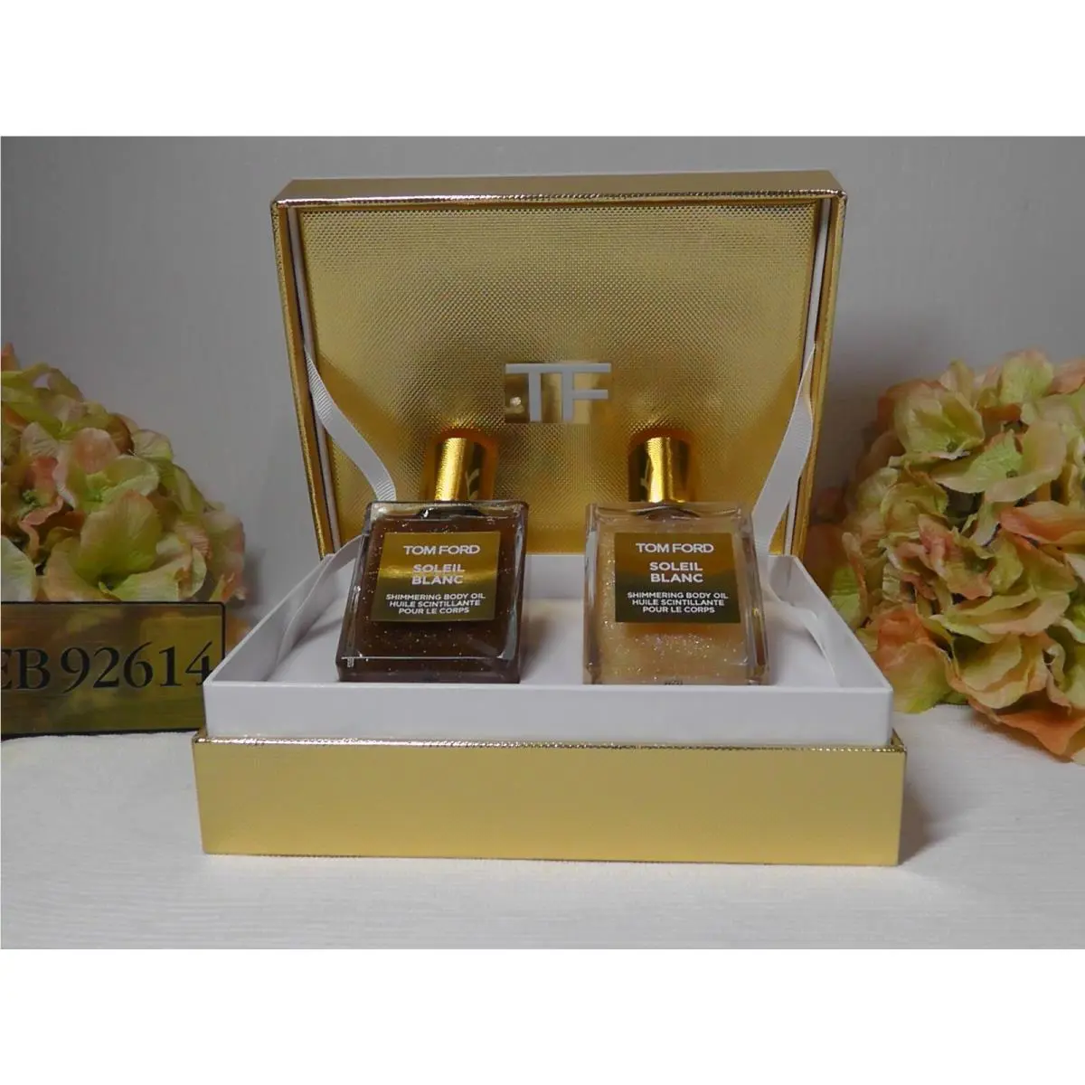 Tom Ford Mini Soleil Blanc Shimmering Body Oil Gold Bronze 1.5 fl oz/45ml Each