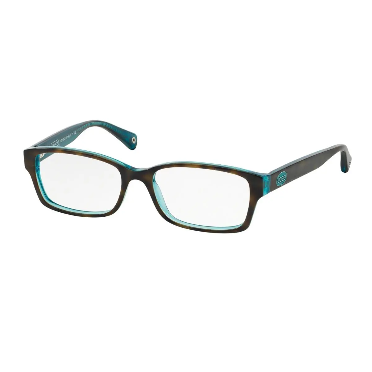 HC6040 5116 Dark Tortoise Teal Demo Lens 52 mm Women`s Eyeglasses by Coach