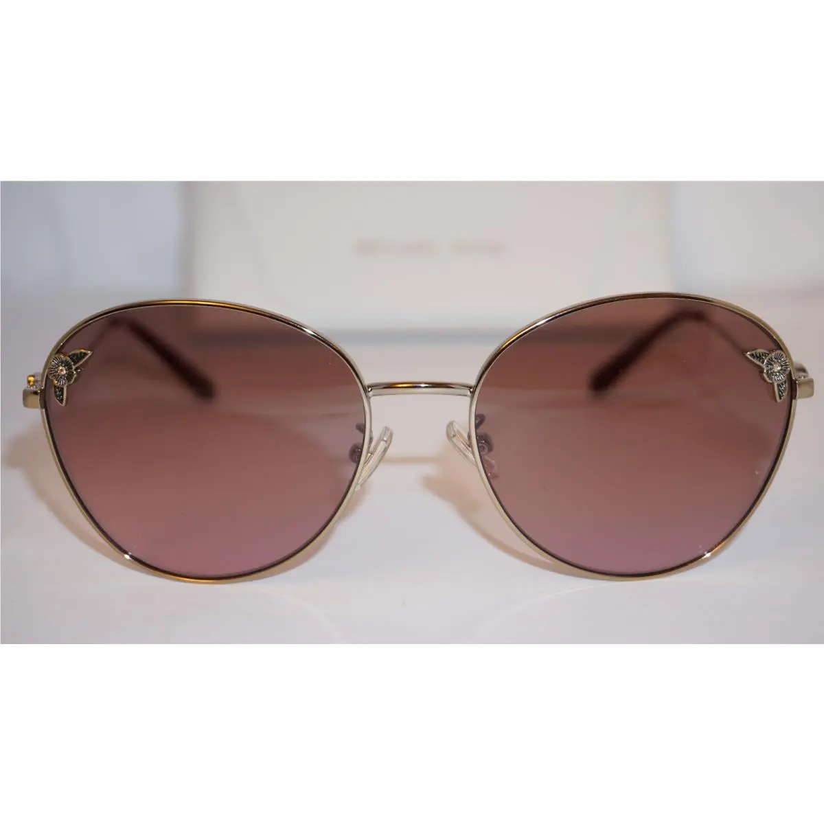Coach Sunglasses Light Gold Round Pink HC7087B L1080 900514 59 18 140