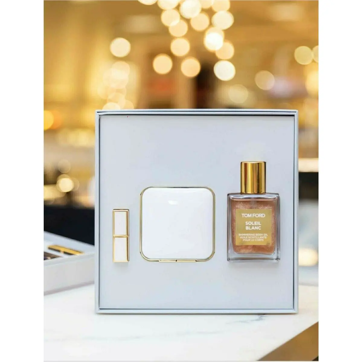 Tom Ford Soleil Look Set Lip Color / Highlighting Duo / Shimmering Body Oil