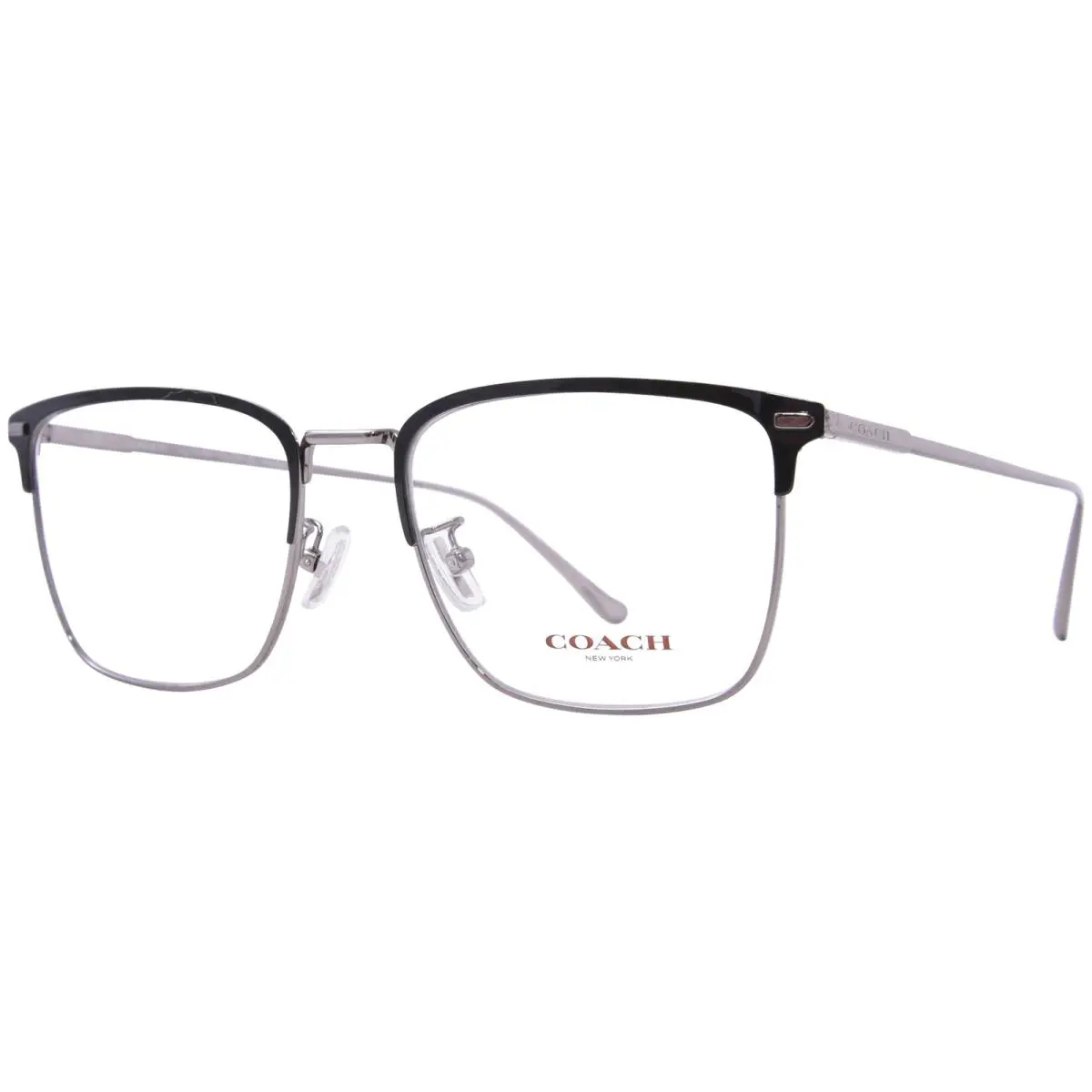 Coach HC5149T 9004 Titanium Eyeglasses Frame Men`s Black/gunmetal Full Rim 56mm