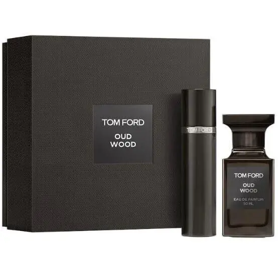 Tom Ford Private Blend Oud Wood 2pc Set 1.7oz Eau de Parfum + .34oz Travel Spray