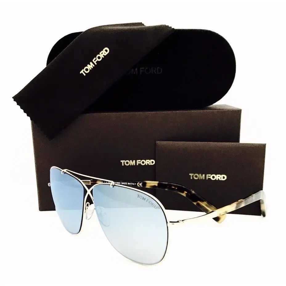 Tom Ford Sunglasses April TF 393 28X Rose Gold 61•10•145 with Case