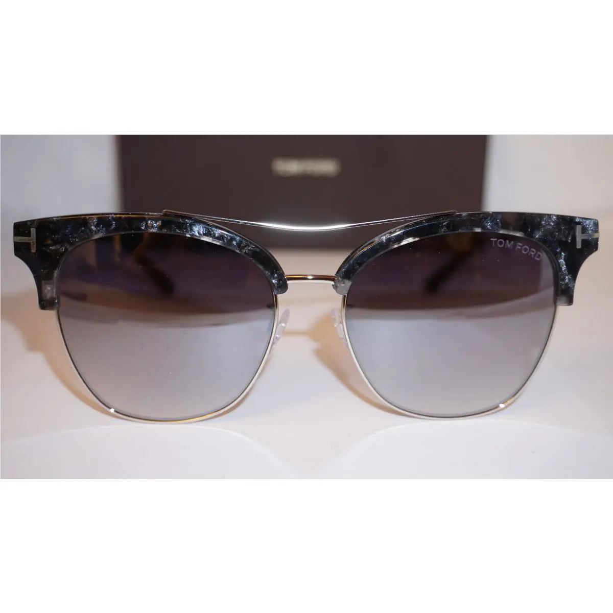 Tom Ford Sunglasses Grey Marble Silver Gradient TF549-K 05C 56 17 145