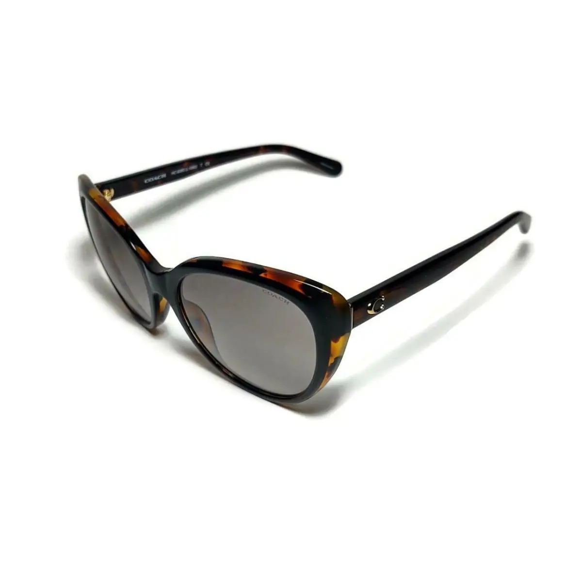 Coach Brown Tortoise Cat Eye HC8260 Sunglasses + Case
