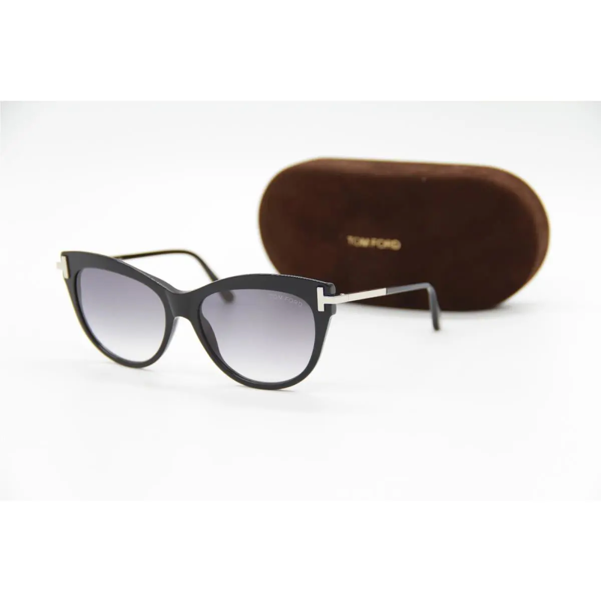 Tom Ford FT0821/S Cat Eye Women Sunglasses Tom Ford Kira TF821 01B