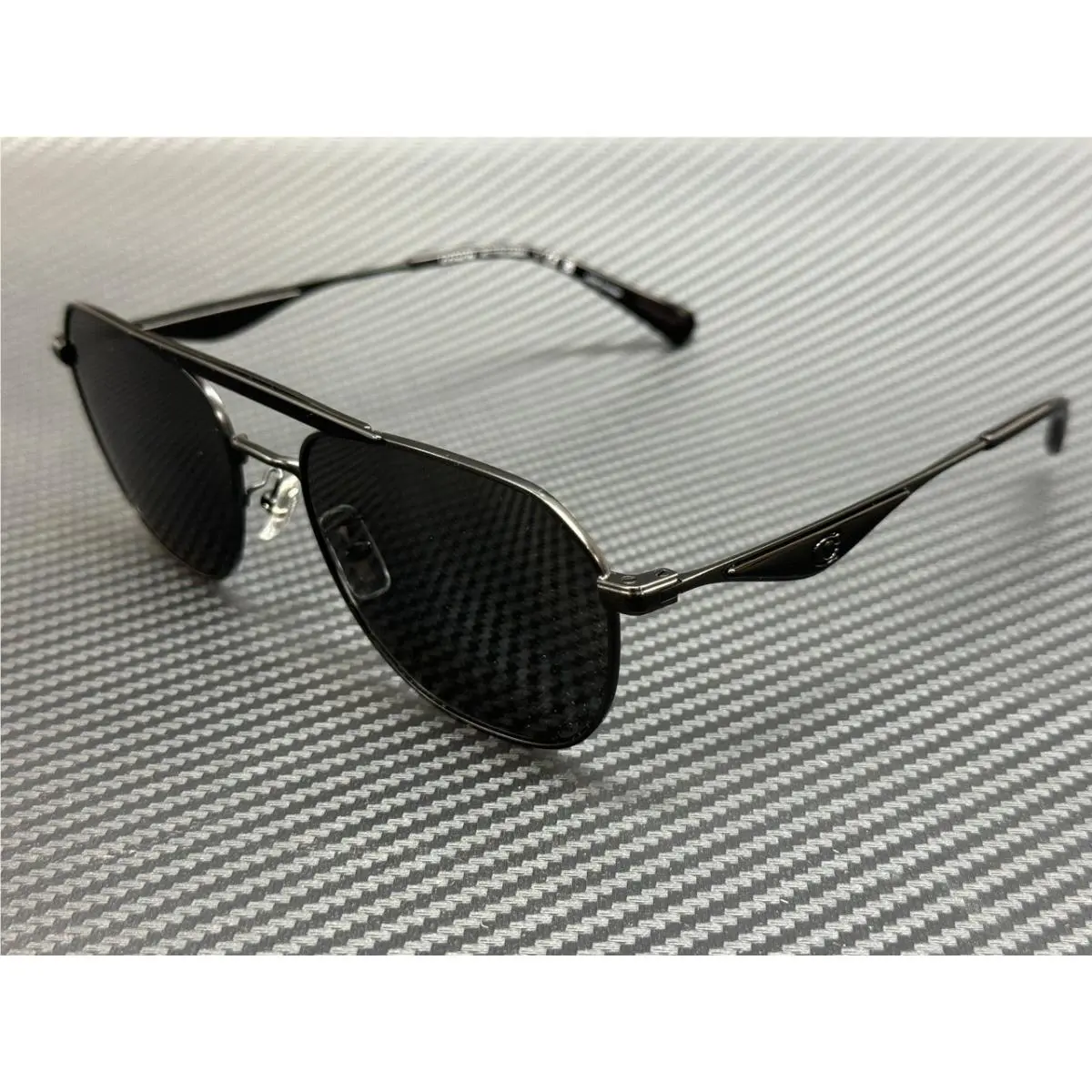 Coach HC7178 939387 Black Grey Men`s 57 mm Sunglasses