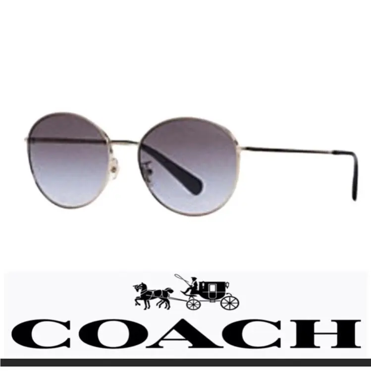 Coach UV Protection Lia Round Sunglasses C3482 Grey Gradient