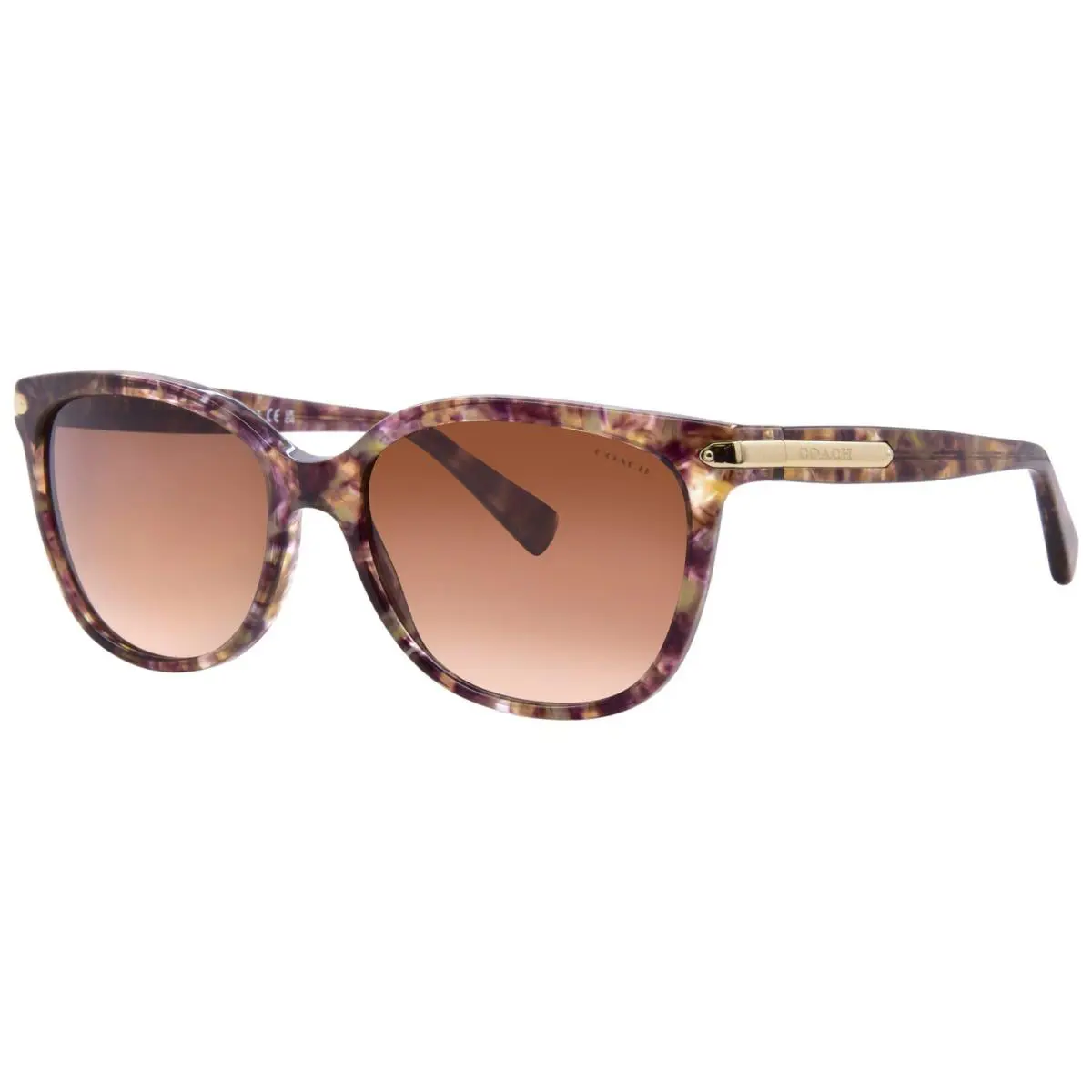Coach HC8132 HC/8132 5287/13 Confetti Light Brown Fashion Sunglasses 57mm