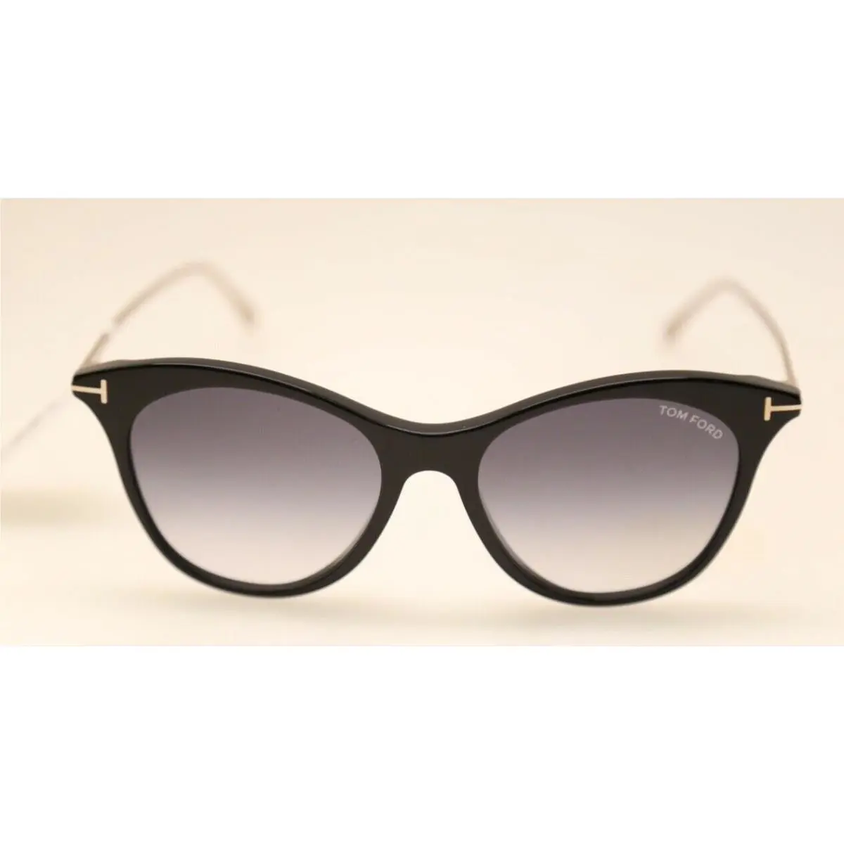 Tom Ford Micaela FT0662 TF662 01B Black Palladium/gradient Smoke Sunglasses 755
