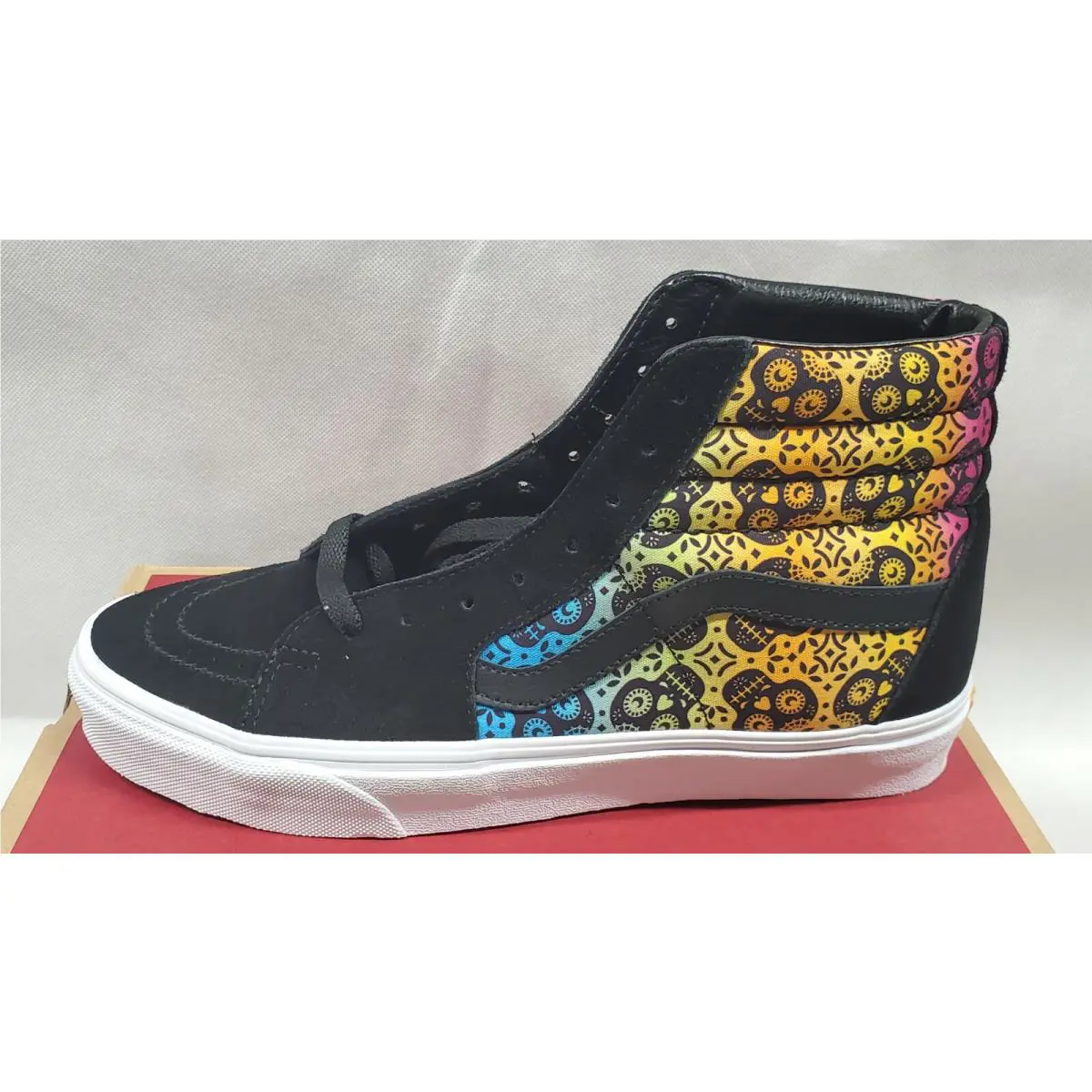 Vans shoes - Sk8-Hi Dia de Los Muertos - Black/True White 1
