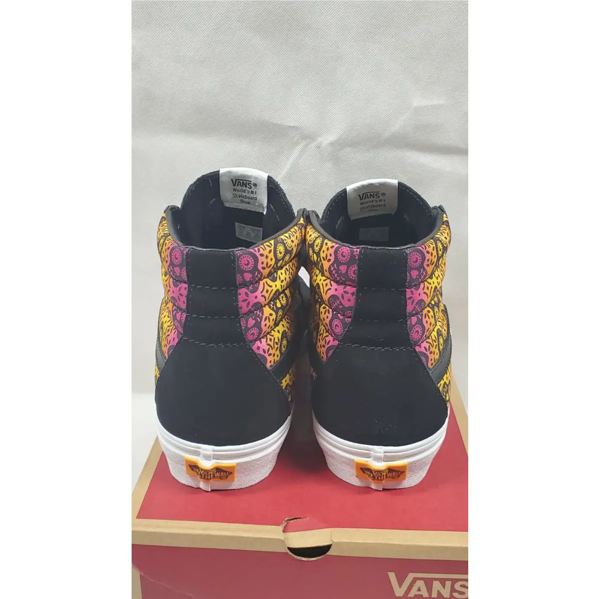 Vans shoes - Sk8-Hi Dia de Los Muertos - Black/True White 4