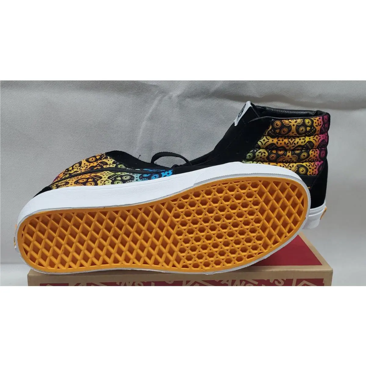 Vans shoes - Sk8-Hi Dia de Los Muertos - Black/True White 5