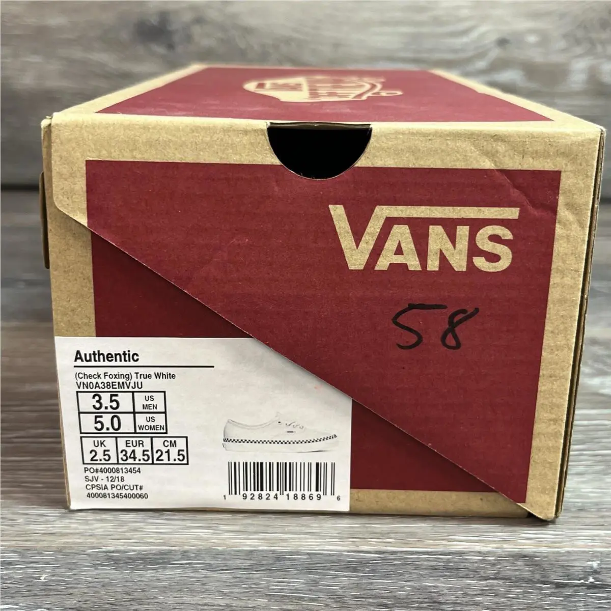 Vans shoes - VANS Skate - Skate - VN0A38EMVJU - Check/Foxing 10