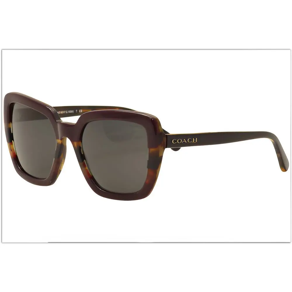 Coach Sunglasses - 0HC8217 547887 - Oxblood Tort Varsity Stripe 57-20-140
