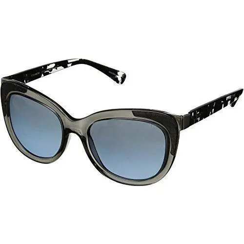 Coach L152 HC8171 Sunglasses 536817-56 - Dark Gray Crystal/black Crystal Mosaic