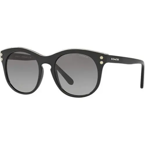 Classic Black Coach Women Sunglasses Hc8190-542011 51 Black Gunmetal
