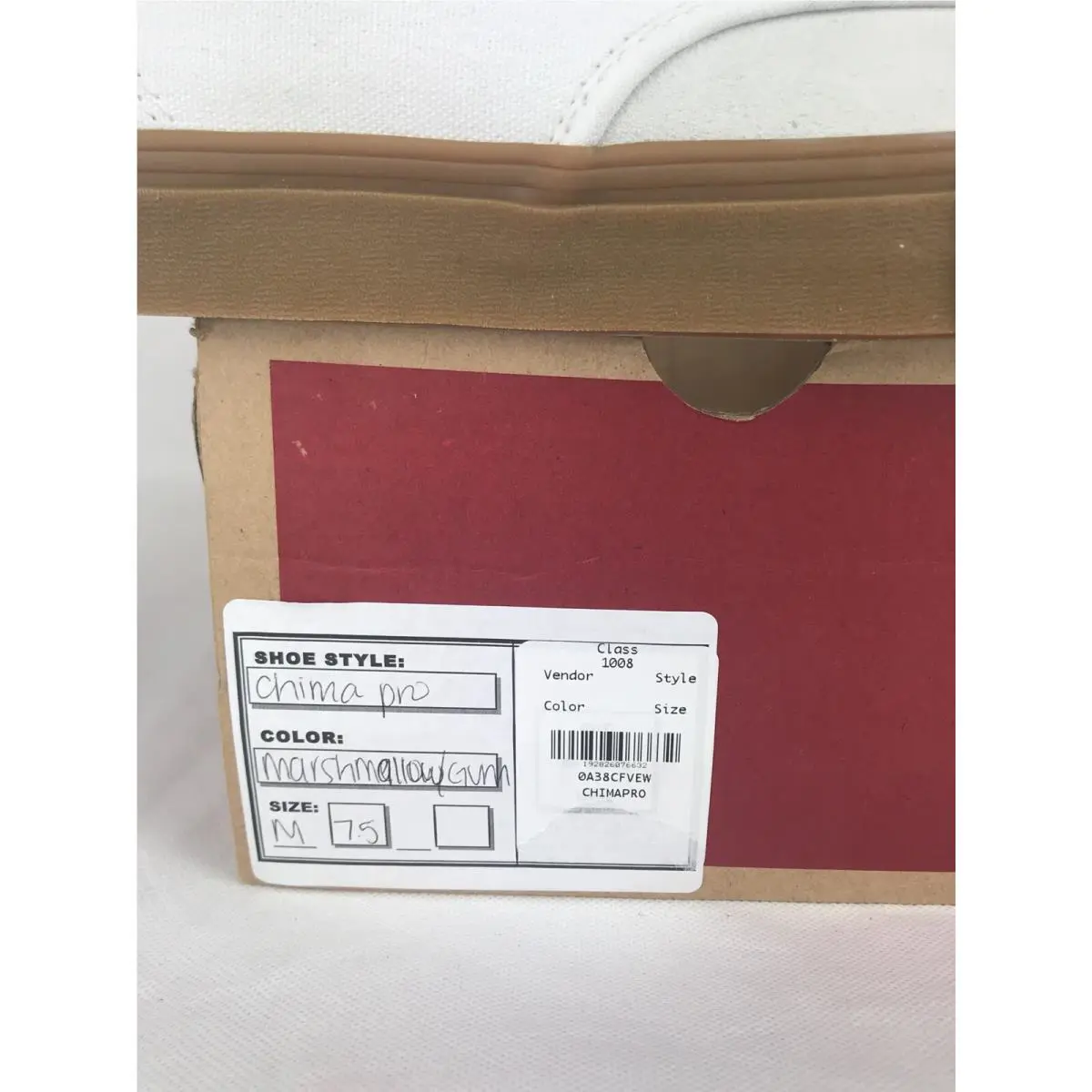 Vans shoes - VANS Chima Pro - Chima Pro - VN0A38CFVEW - Marshmallow White Gum (UPC: 0192826076632) 3