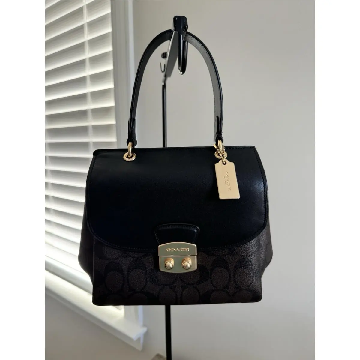 Avary Crossbody IN Signature Canvas F38070 Im/brown/black by Coach