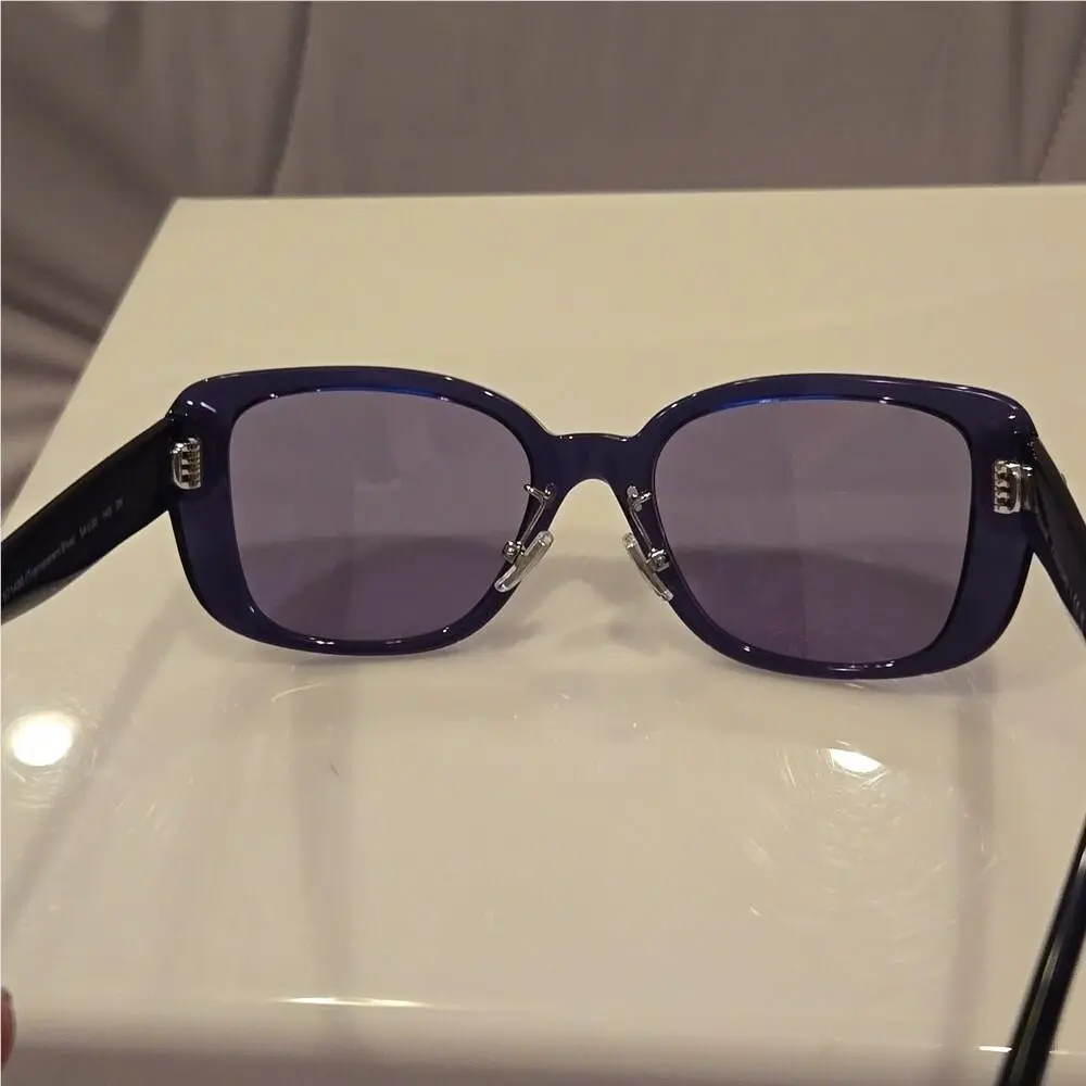 Coach Blue Transparent Sunglasses in Case | Fash Brands display picture 2