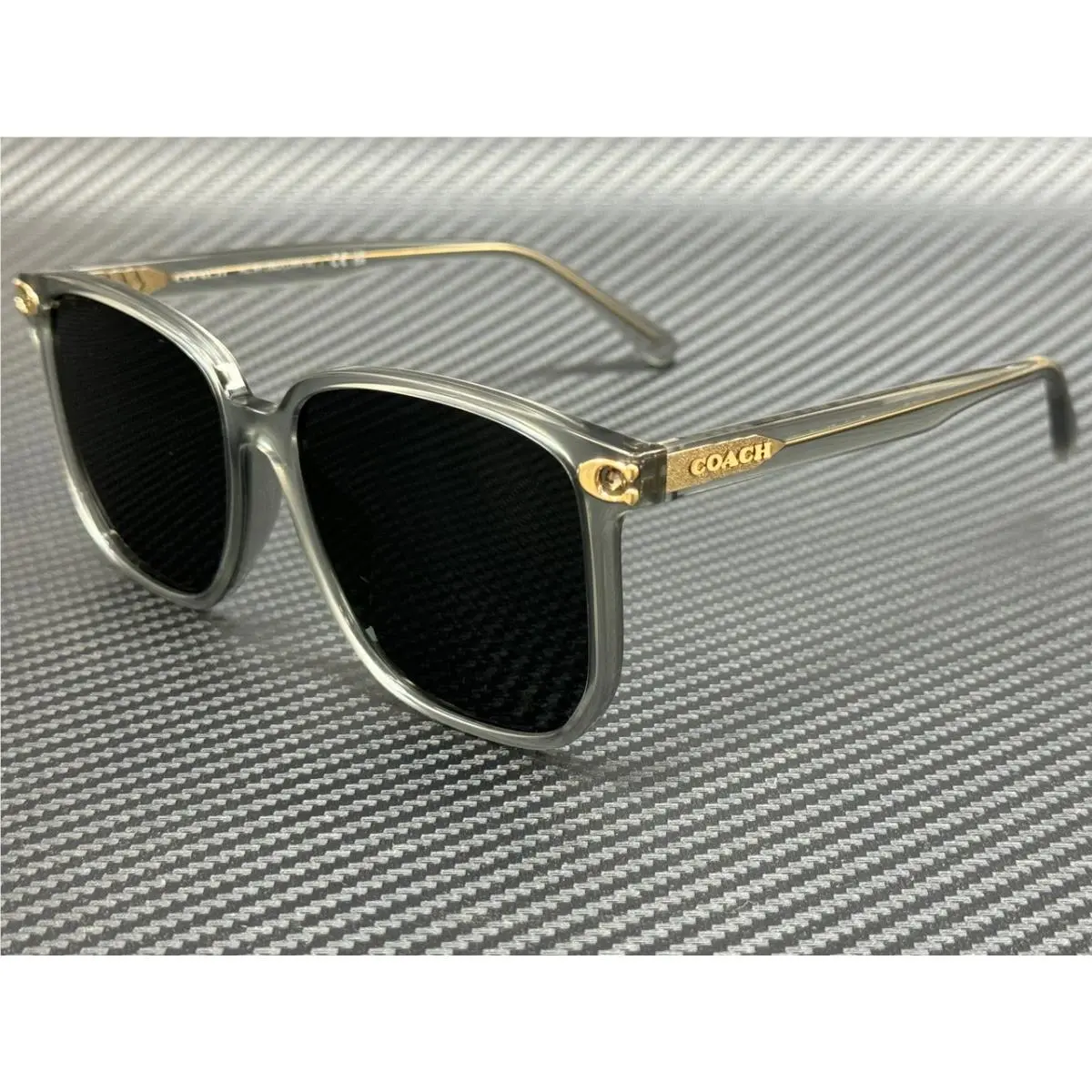 Coach HC8413BD 561487 Transparent Dove Women`s 58 mm Sunglasses