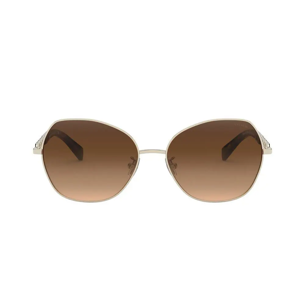 Coach HC 7112 900574 Shiny Light Gold Women Metal Sunglasses Frame 56-16-140