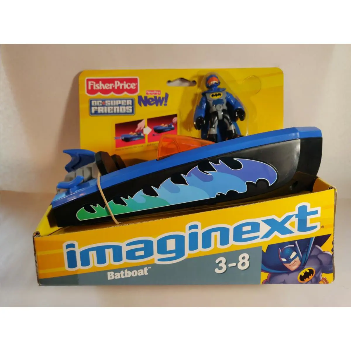 Imaginext DC Super Friends Batboat CosBman681