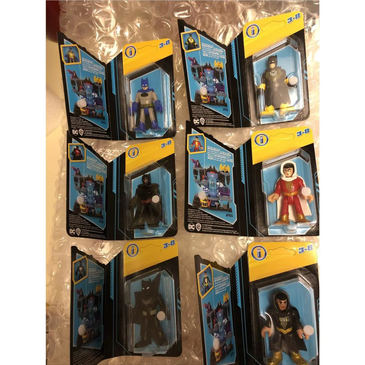 DC Super Friends Imaginext Set of 6 Shazam Black Adam Batman Apokolips