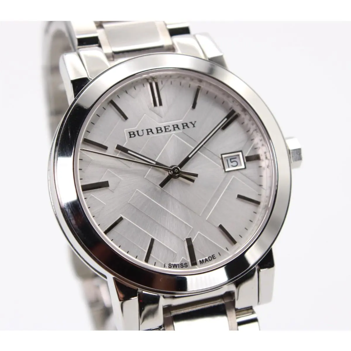 Burberry The City Stainless Steel Silver Unisex Watch BU9000